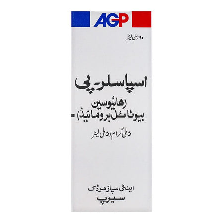 AGP Pharma Spasler-P Syrup, 5mg/5ml, 60ml - Image 2