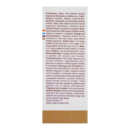 GSK Betnesol-N Drop, For Eye/ear & Nose, 7.5ml - Image 2