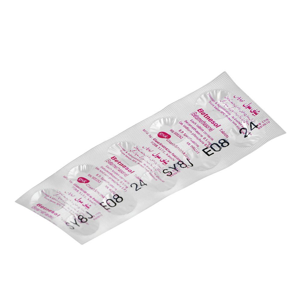 GSK Betnesol Tablet, 0.5mg, 1-Strip - Main Image