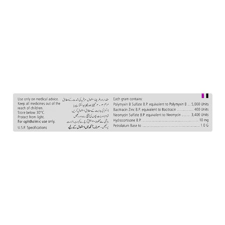 Cortisporin Eye Ointment, 3g - Image 4