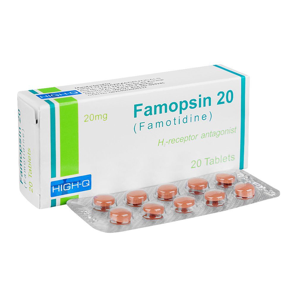Famospin Tablets Box, 20mg - Main Image
