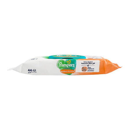 Pampers Protect & Care Baby Wipes, No Alcohol, 44-Pack - Image 4