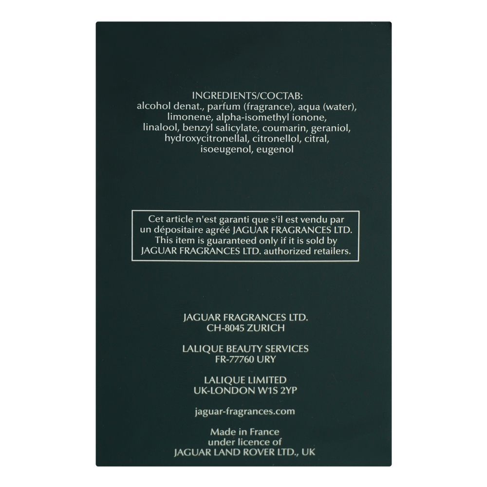 Jaguar, Eau de Toilette, For Men, 100ml - Image 3