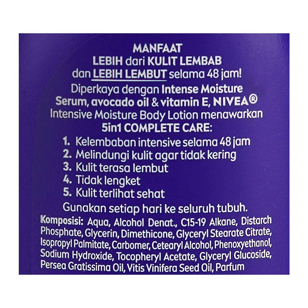 Nivea Intensive Moisture Body Lotion 100ml - Image 3