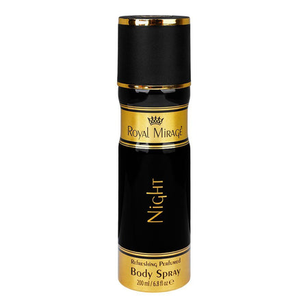 Royal Mirage Night Refreshing Perfumed Body Spray, For Men & Women, 200ml - Main Image