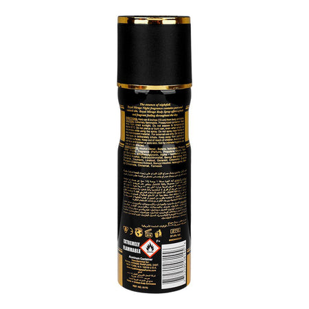 Royal Mirage Night Refreshing Perfumed Body Spray, For Men & Women, 200ml - Image 2