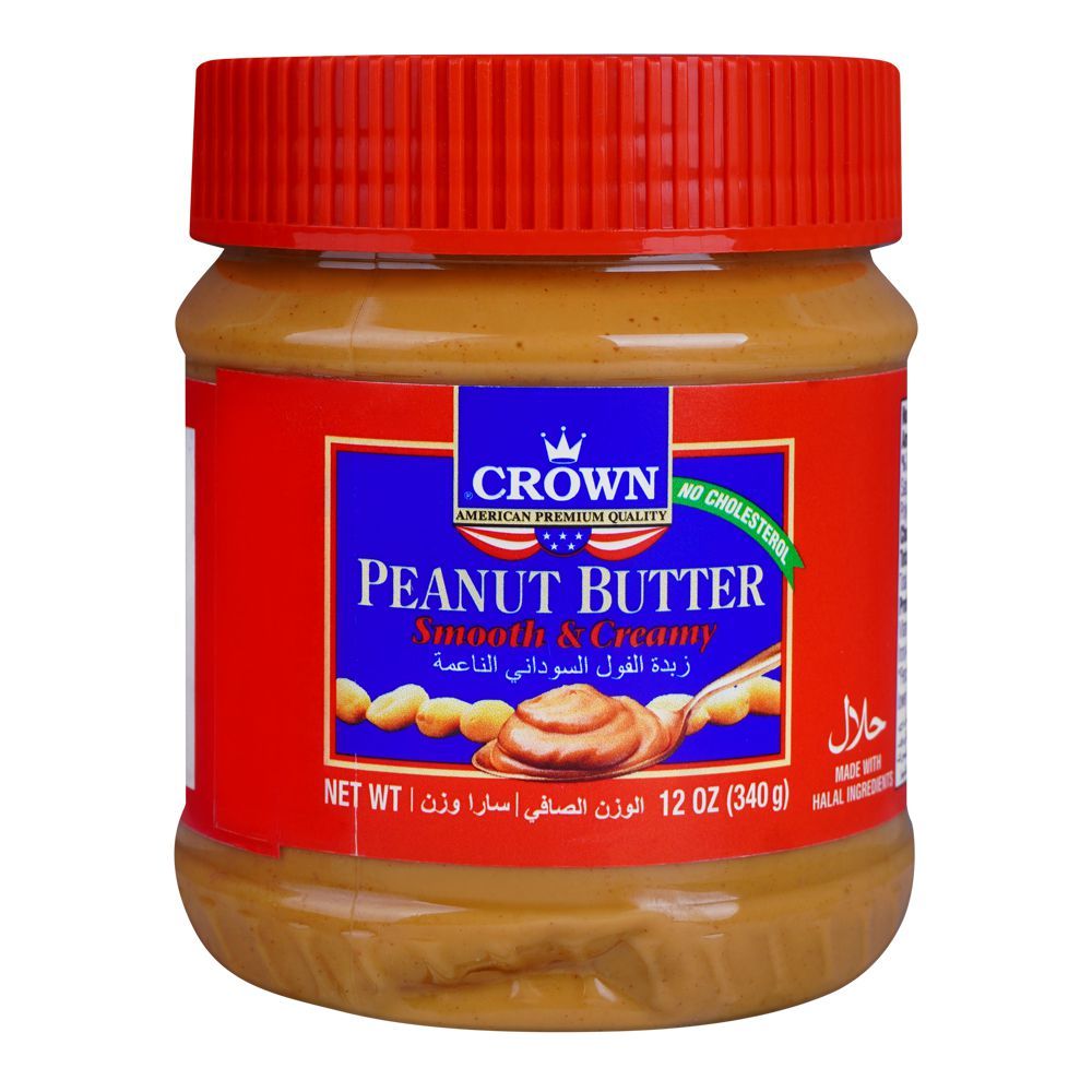 Crown Peanut Butter Smooth, 340g - Main Image