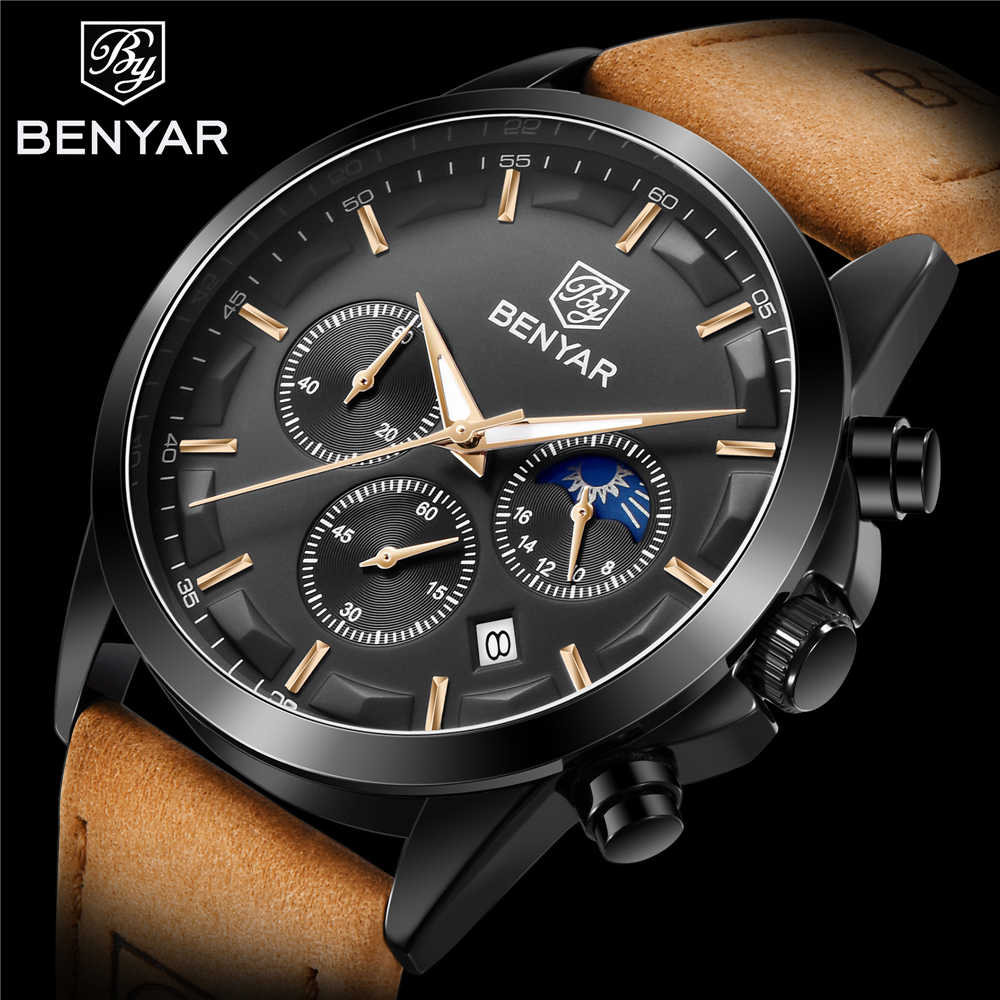 Benyar BY-5160 Moonphase Chronograph Watch main image