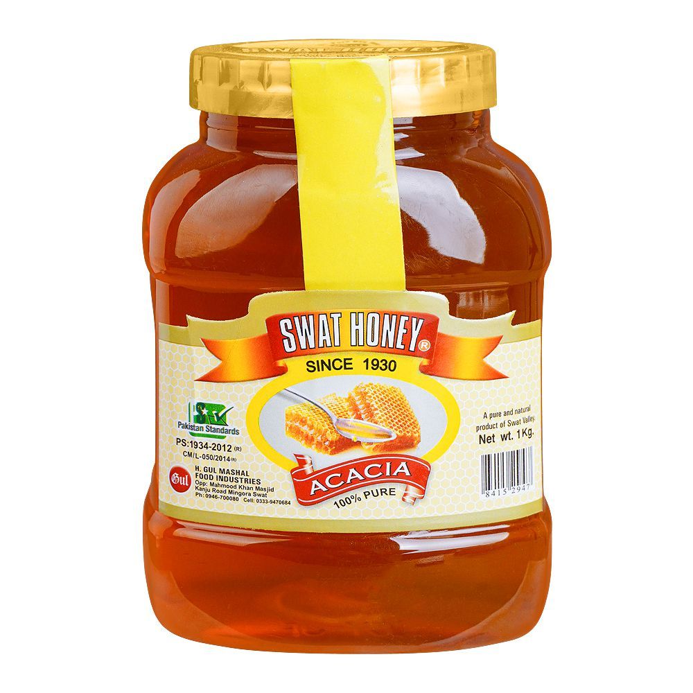 Swat Acacia Honey Jar, 1 KG - Main Image