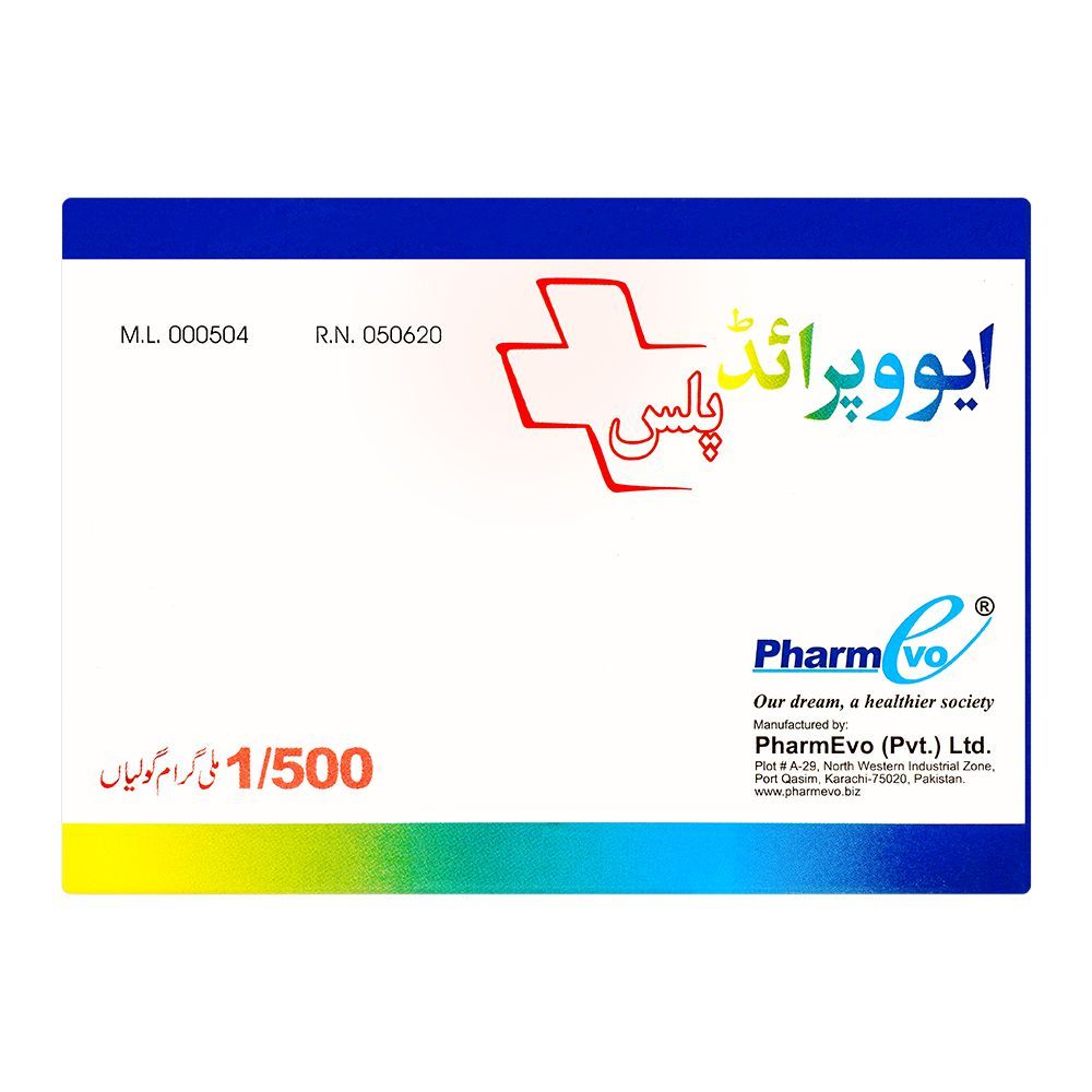 PharmEvo Evopride Plus Tablet, 1/500mg, 30-Pack - Image 2