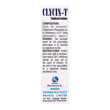 Shaigan Pharmaceuticals Clycin-T Topical Lotion, 30ml - Image 4