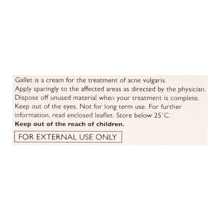 Mass Pharma Gallet Cream, 15g - Image 2