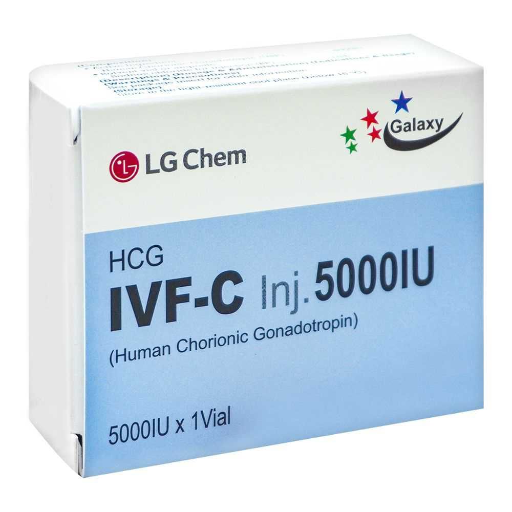 Galaxy Pharma IVF-C Injection, 5000 IU/1 Vial - Main Image