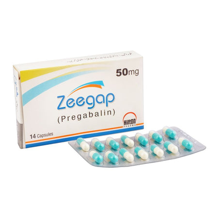 Hilton Pharma Zeegap Capsule, 50mg, 14-Pack - Main Image
