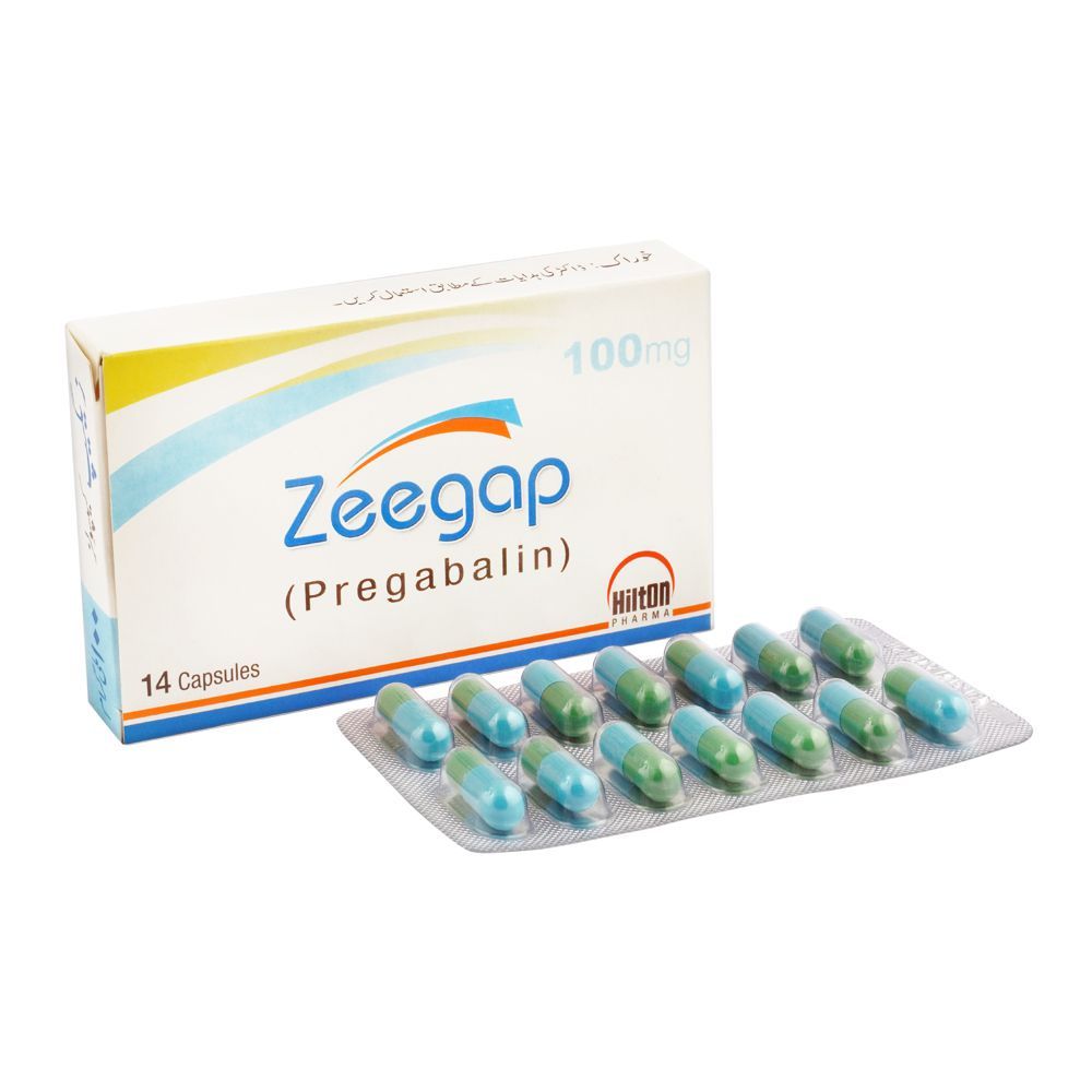 Hilton Pharma Zeegap Capsule, 100mg, 14-Pack - Main Image