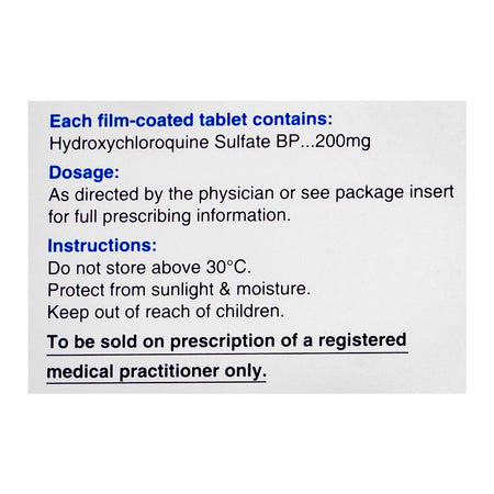 Getz Pharma HCQ Tablet, 200mg, 30-Pack - Image 4