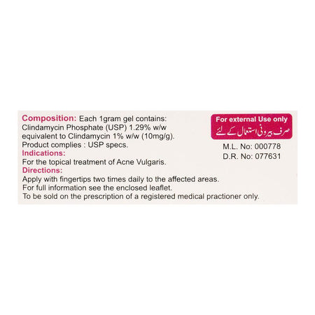 Crystolite Pharmaceuticals Clindamax Gel, 10g - Image 3