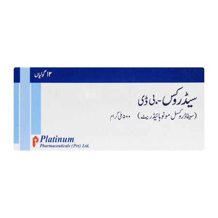 Platinum Pharmaceuticals Cedrox-BD Tablet, 500mg, 12-Pack - Image 2