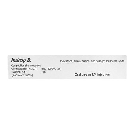 Neutro Pharma Indrop D. Injection, 1ml/IM Ampoule - Image 3