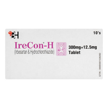 Barrett Hodgson IreCon-H Tablet, 300mg + 12.5mg, 10-Pack - Image 2