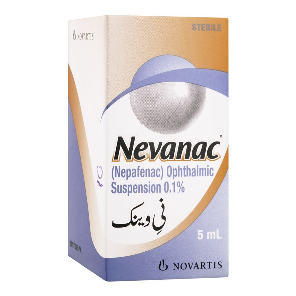 Novartis Pharmaceuticals Nevanac Eye Drops, 5ml - Main Image