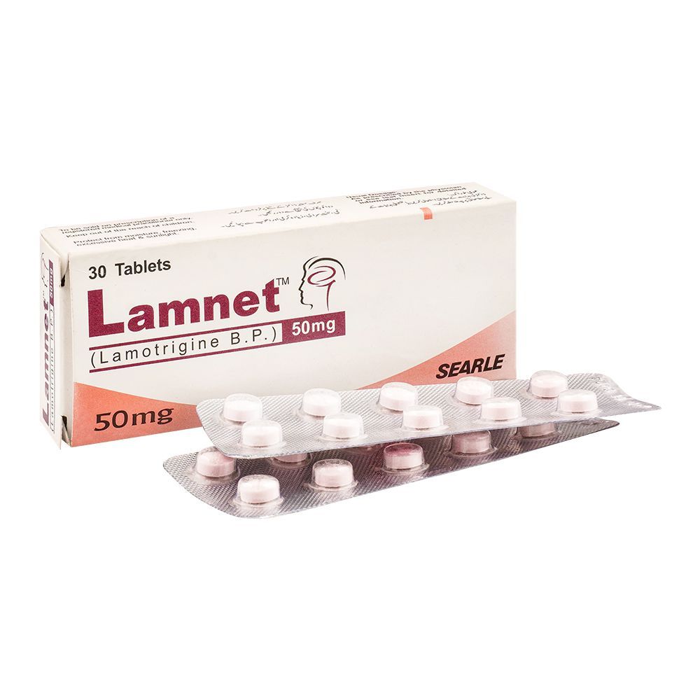 Searle Lamnet Tablet, 50mg, 30-Pack - Main Image