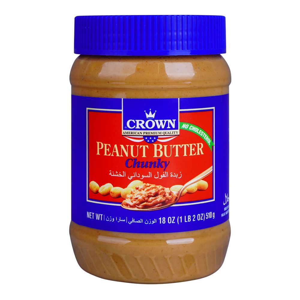 Crown Peanut Butter Chunky, 510g - Main Image