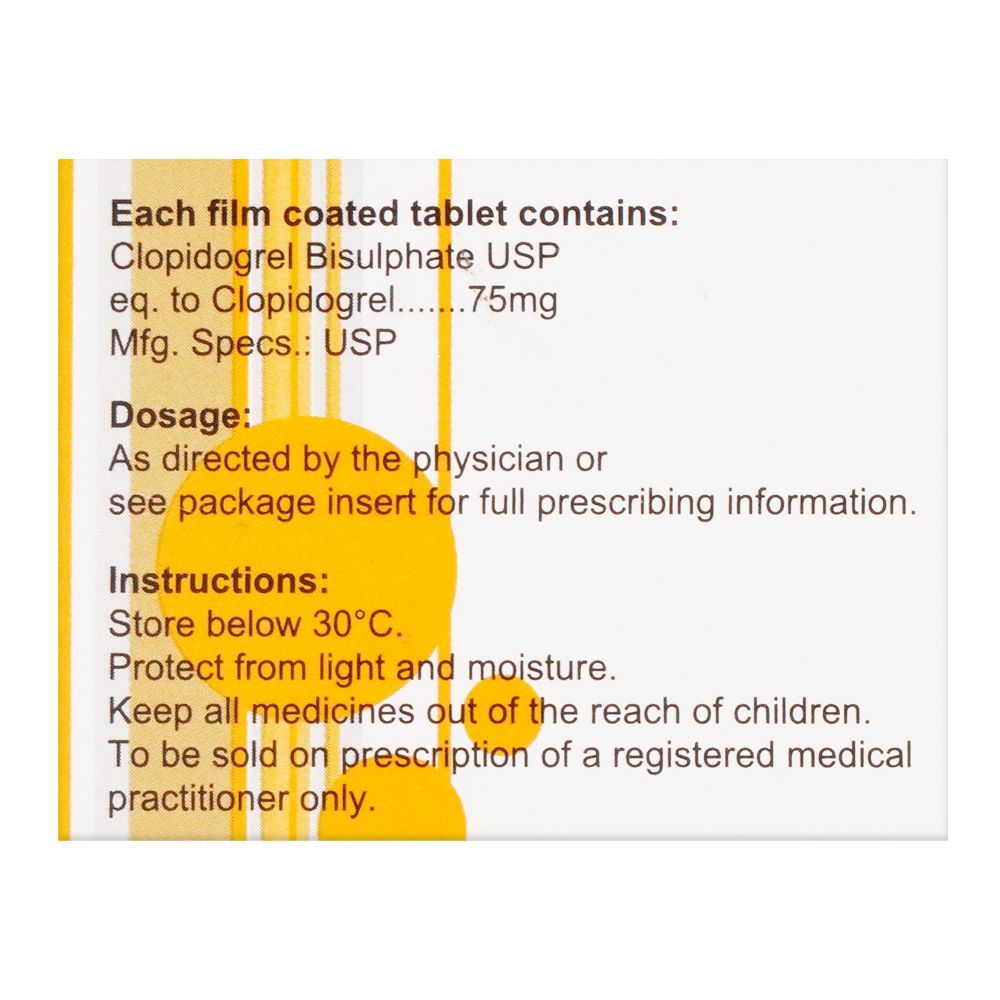 High-Q Pharmaceuticals Platlo Tablet, 75mg, 14-Pack - Image 3