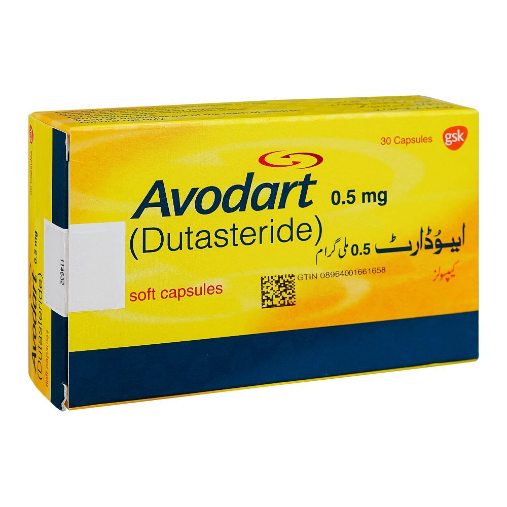 Avodart Capsules, 0.5mg, 30-Pack - Main Image