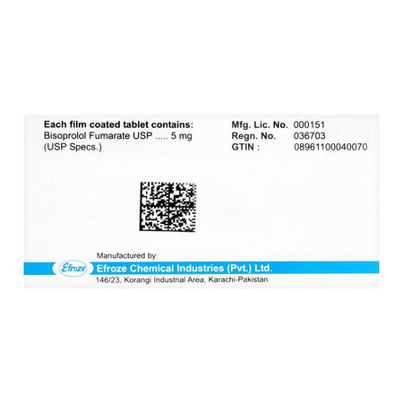 Efroze Chemicals Corbis Tablet, 5.0mg, 20-Pack - Image 2
