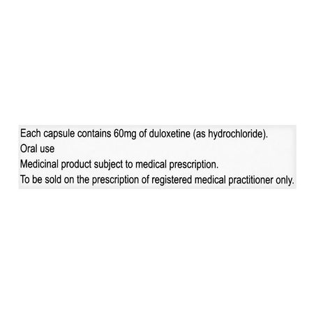 Eli Lilly Cymbalta Capsule, 60mg, 14-Pack - Image 3