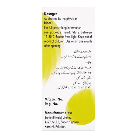 Sante Pharma Hylosan Soothing & Lubricating Ophthalmic Solution, 5ml - Image 2