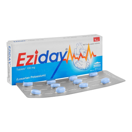 Werrick Pharmaceuticals Eziday Tablet, 100mg, 10-Pack - Main Image