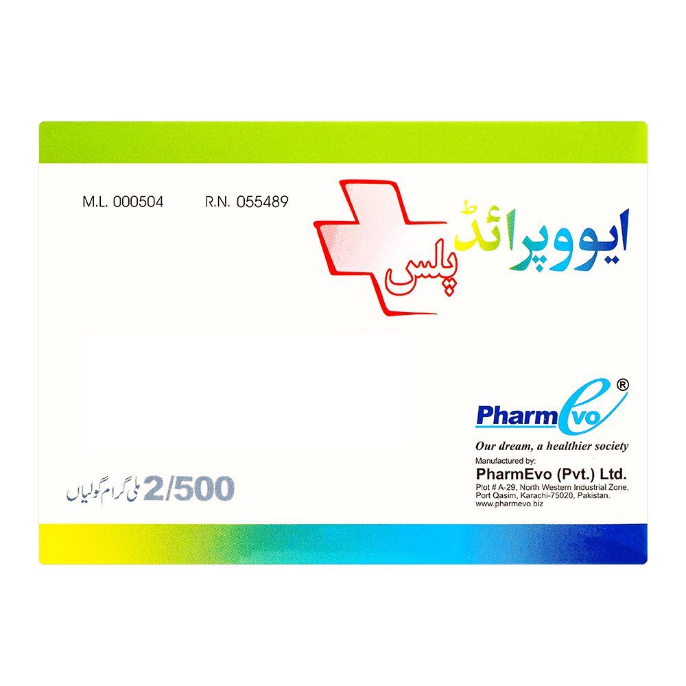 PharmEvo Evopride Plus Tablet, 2/500mg, 30-Pack - Image 2