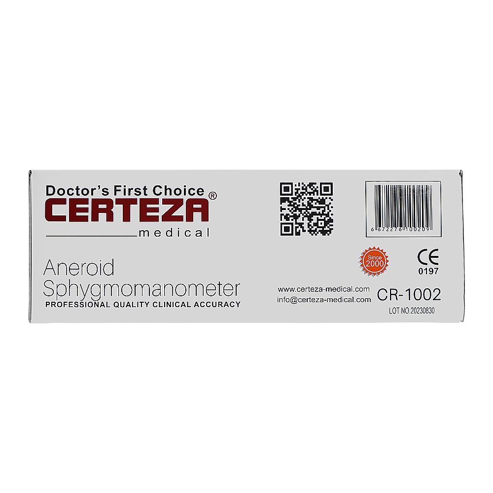 Certeza Aneroid Sphygmomanometer, CR-1002 - Image 2