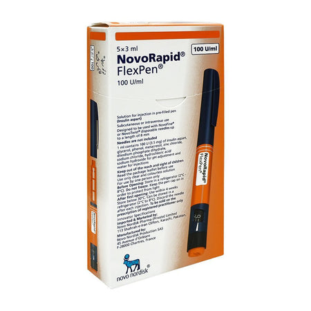 Novo Nordisk Pharma Novorapid Flexpen, 100U/Ml, 3ml - Main Image