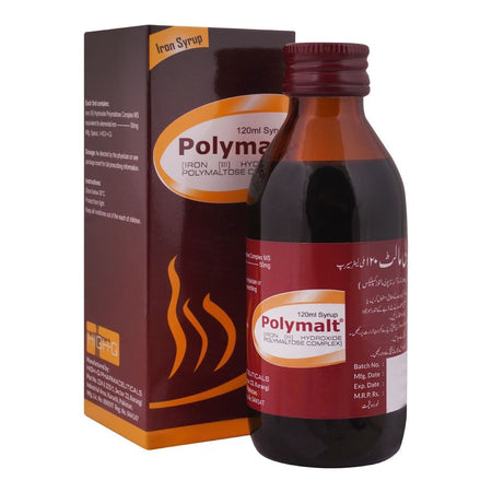 High-Q Pharmaceuticals Polymalt Syrup, 120ml - Main Image