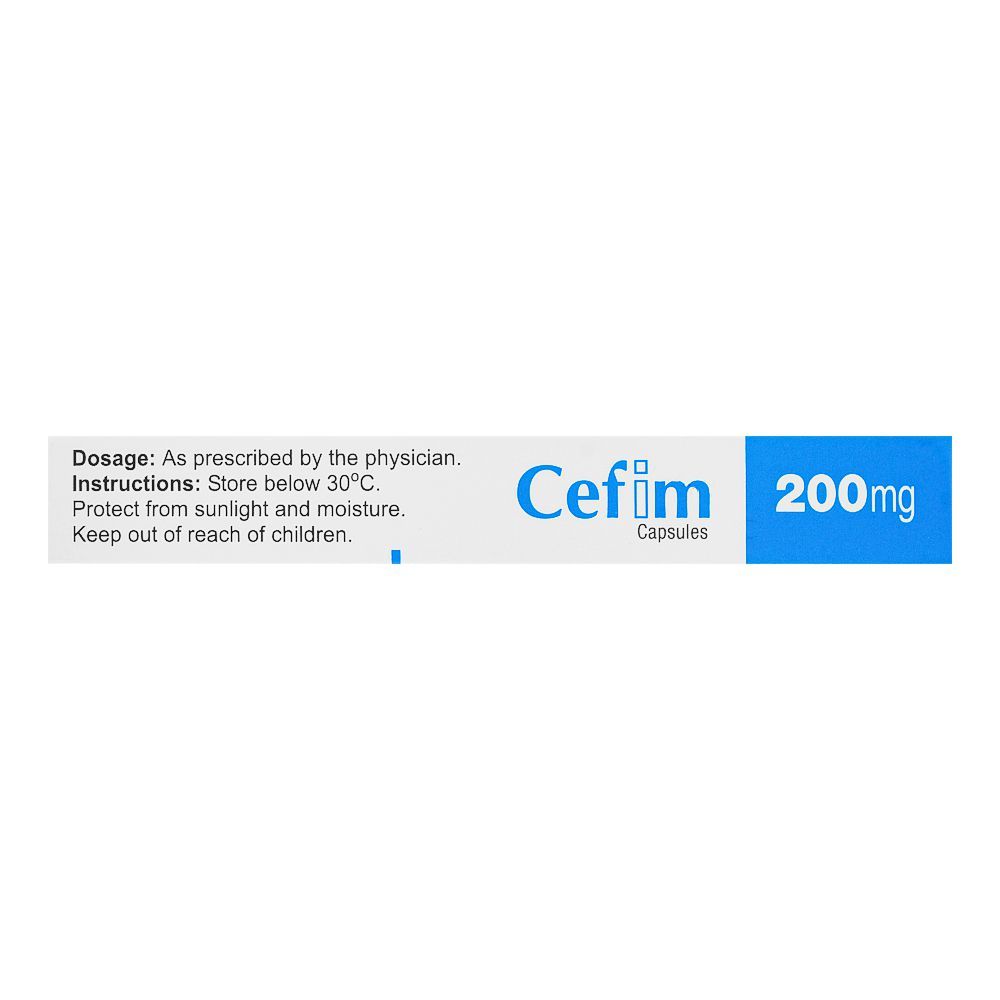 Hilton Pharma Cefim Capsule, 200mg, 10-Pack - Image 3