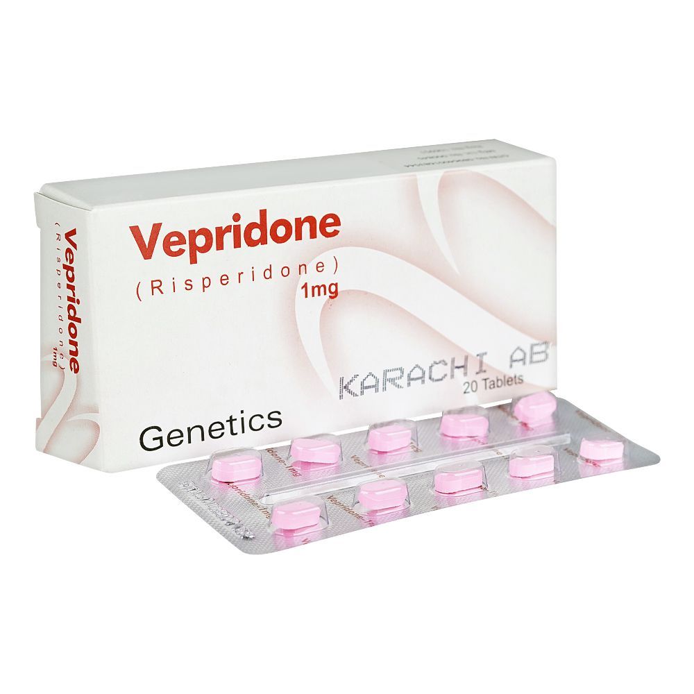 Vepridone Tablets Box, 1mg - Main Image