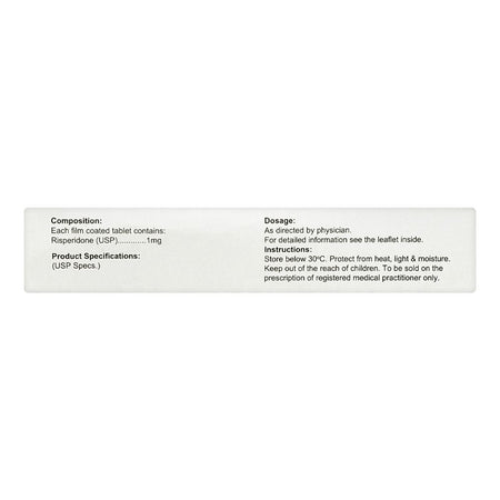 Vepridone Tablets Box, 1mg - Image 3
