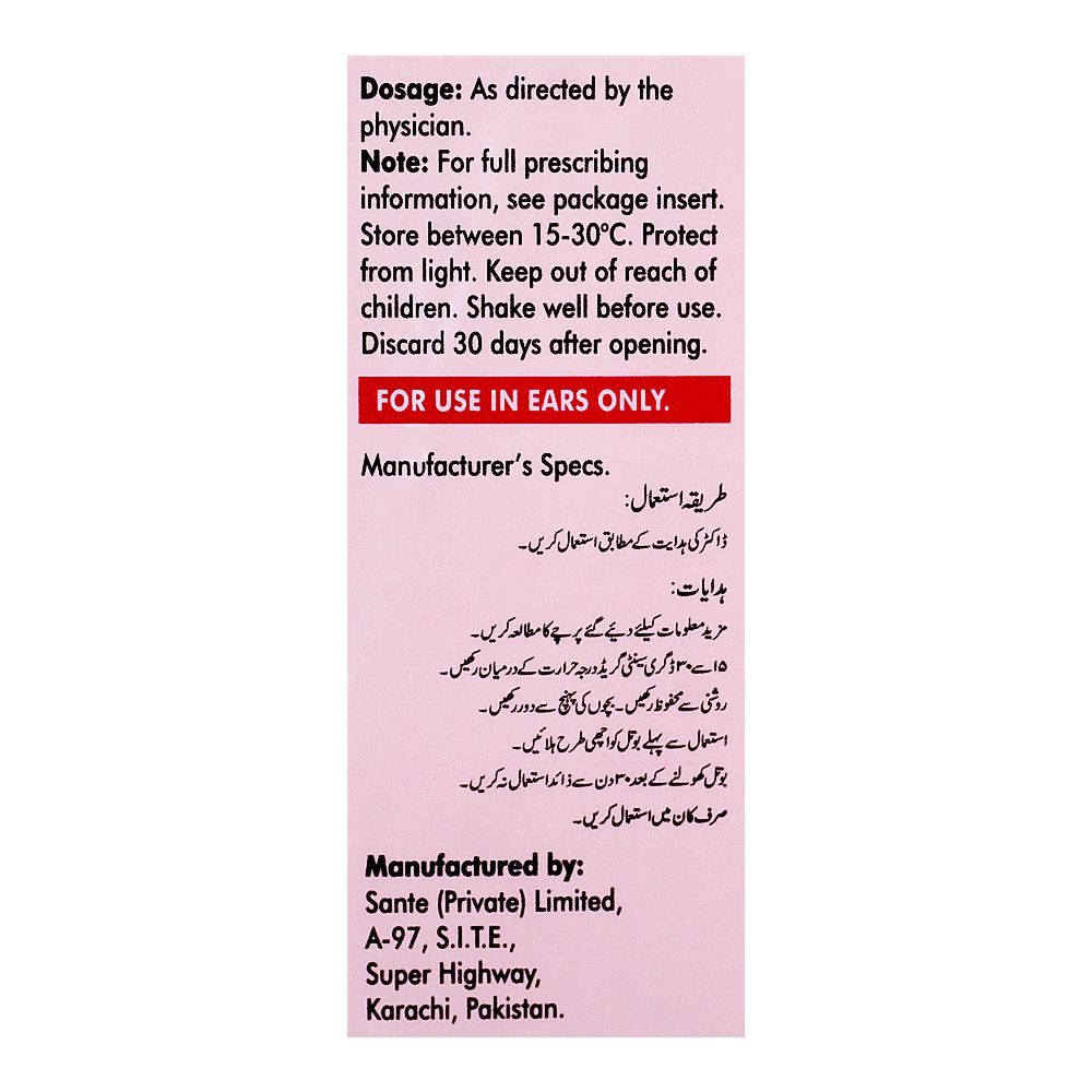 Sante Pharma Xecomb Ear Drops, 10ml - Image 2