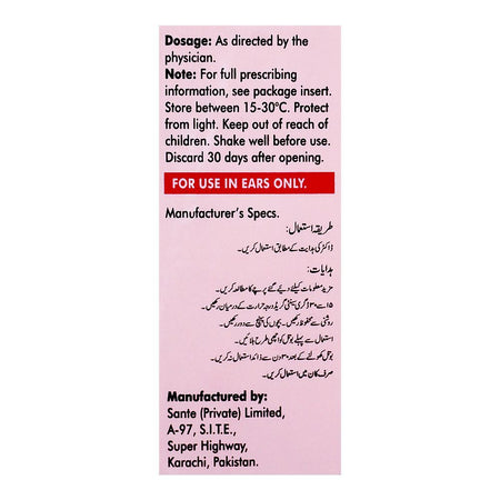 Sante Pharma Xecomb Ear Drops, 10ml - Image 2