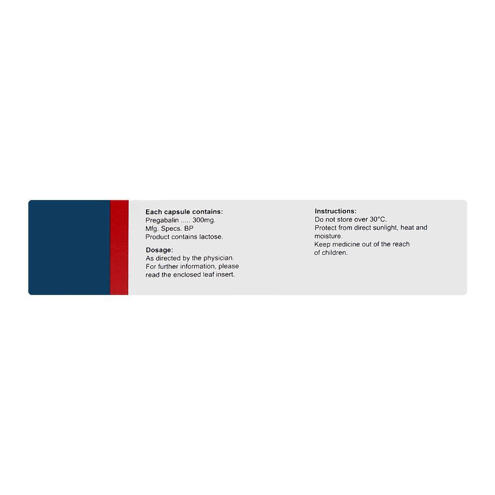 OBS Pharmaceuticals Lyrica Capsules, 300mg, 14-Pack - Image 3