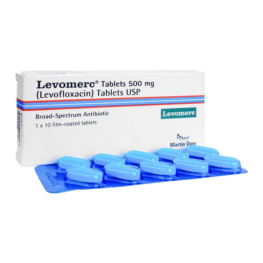 Martin Dow Levomerc Tablet, 500mg, 10 Tablets - Main Image