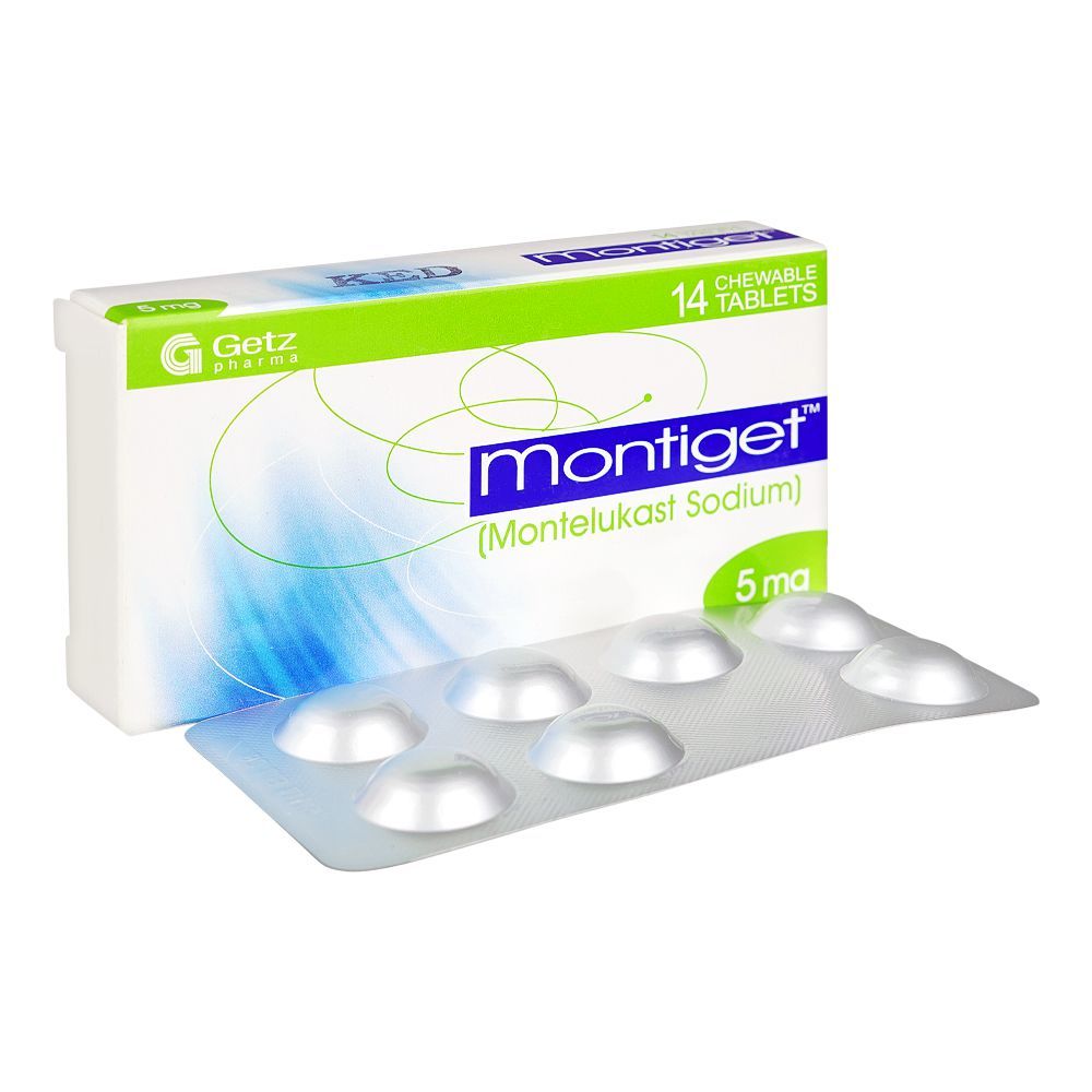 Montiget Tablets Box, 5mg - Main Image