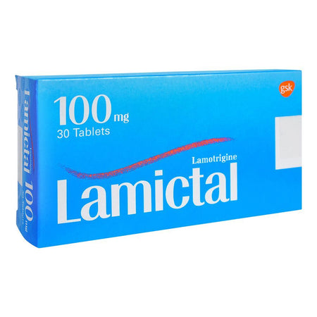 GSK Lamictal Tablet, 100mg, 30 Tablets - Main Image