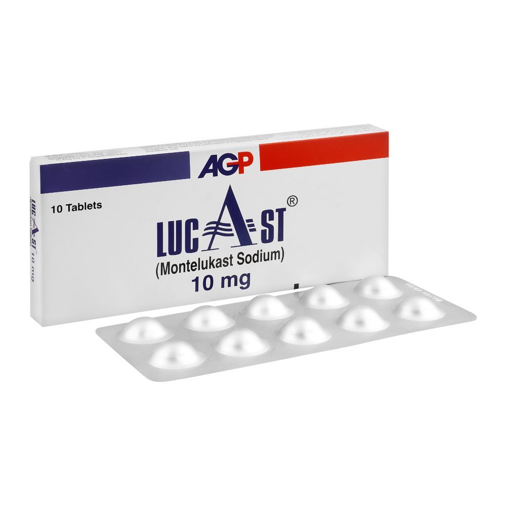 AGP Pharma Lucast Tablet, 10mg, 10-Pack - Main Image