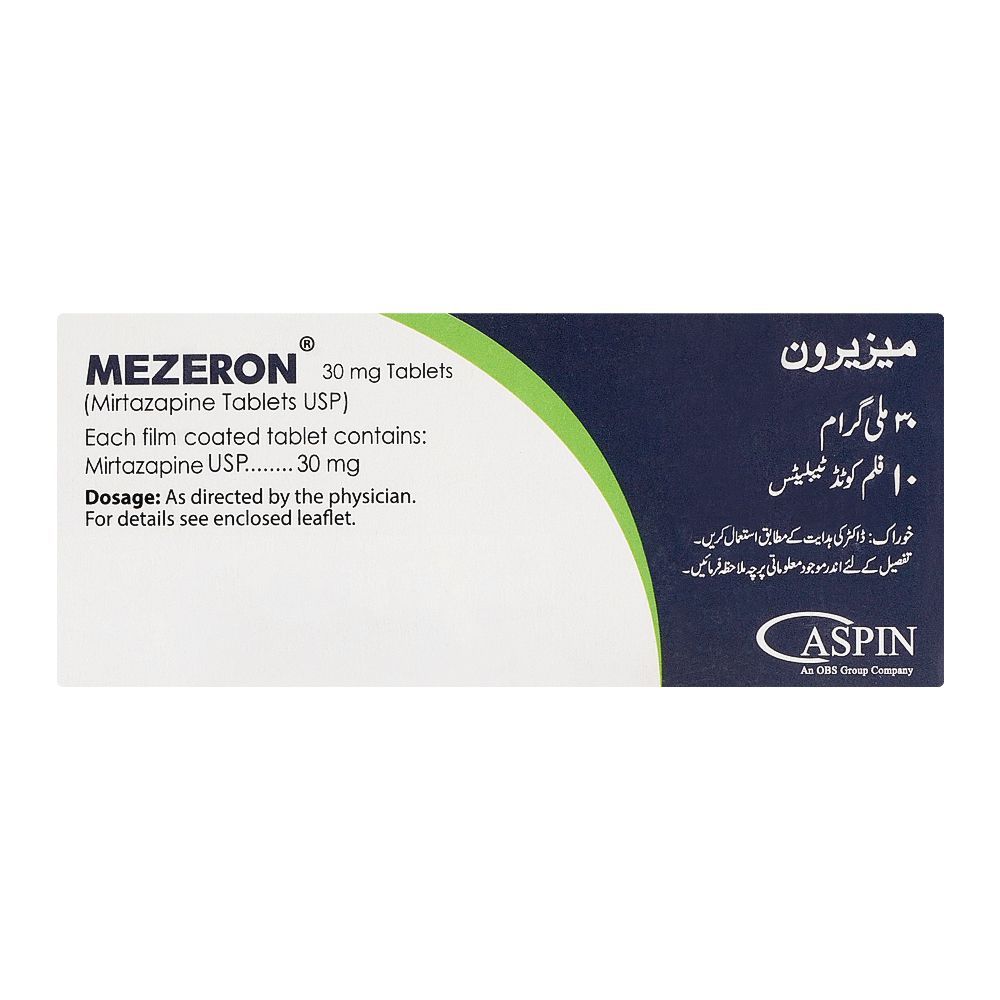 Aspin Pharma Mezeron Tablet, 30mg, 10-Pack - Image 2