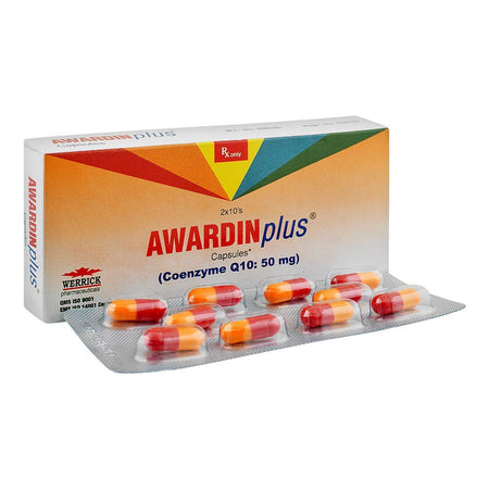 Werrick Pharmaceuticals Awardin Plus Capsule, 50mg, 20-Pack - Main Image