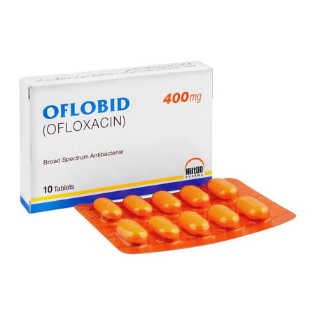 Hilton Pharma Oflobid Tablet, 400mg, 10-Pack - Main Image